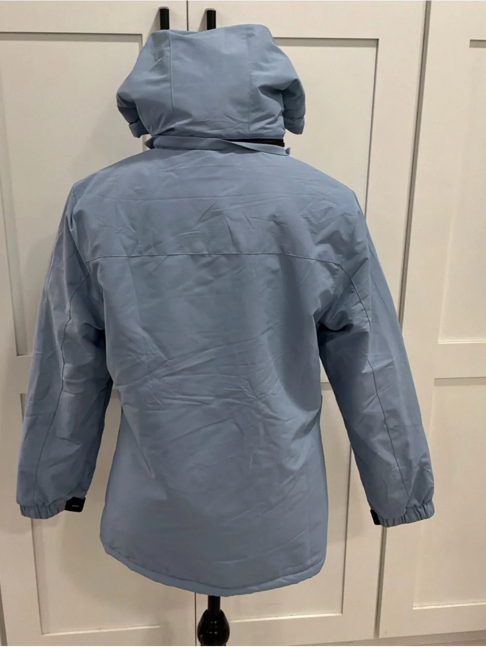 Women’s Ski Jacket Waterproof Warm Winter Coat Hooded Snowboarding S Blue